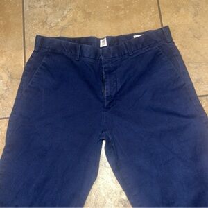 Gap Relaxed Fit Chino Pants Men's Size 36x32 Tan Flat Front Slash Pocket Cotton